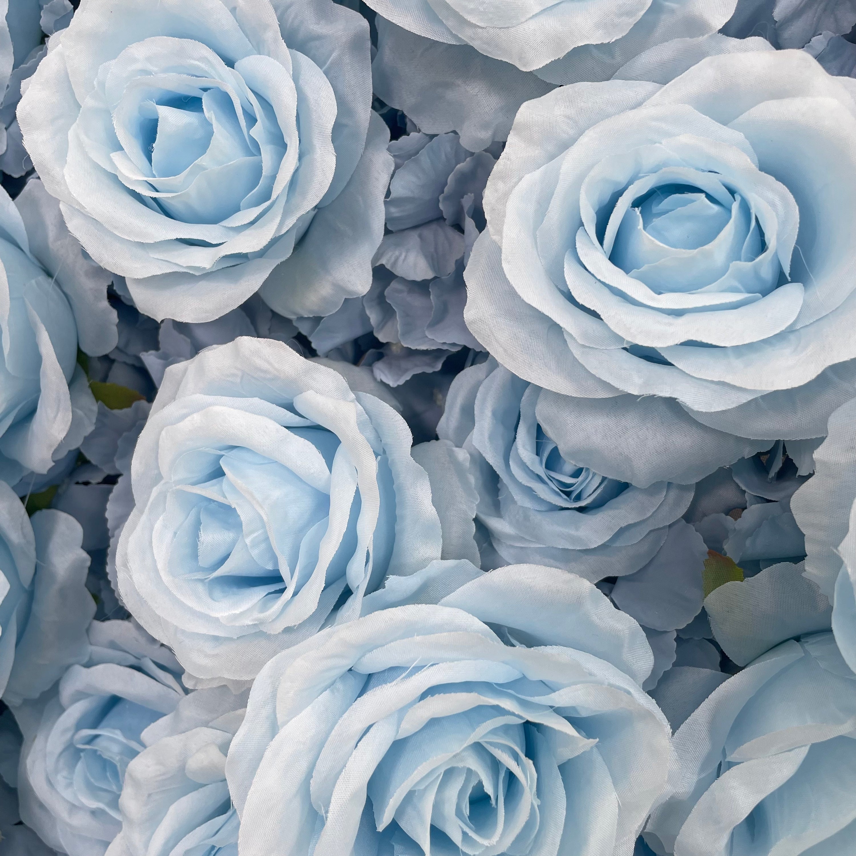 Dusty Blue Rose Flower Wall Backdrop for Baby Shower Graduation Season