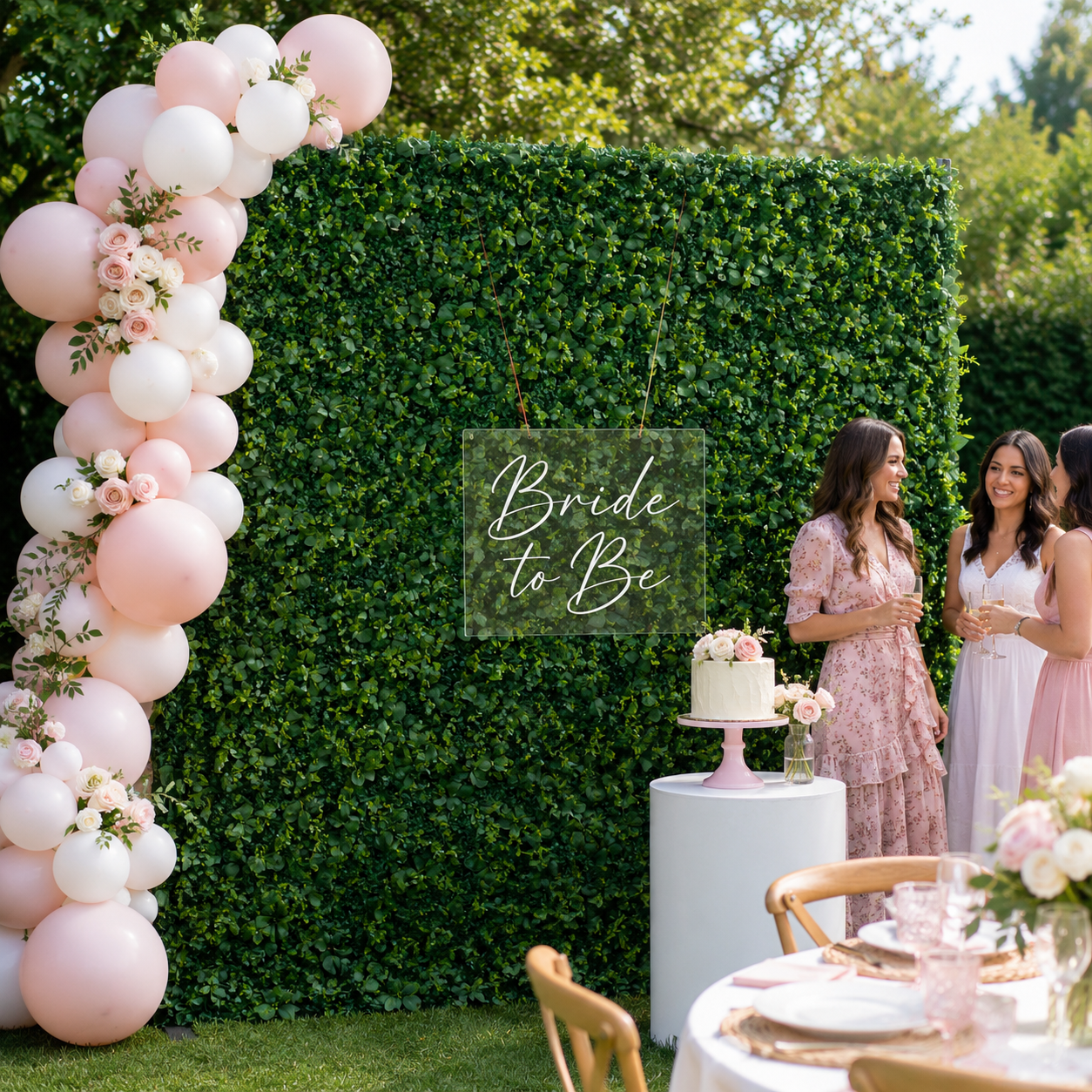 Greenery Artificial Flower Wall Backdrop for Weddings and Events