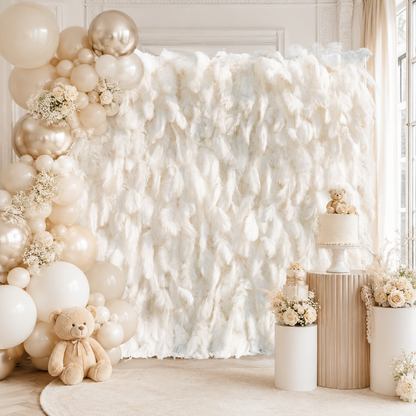 Angel Feather Wall Decor for Wedding Baby Shower Birthday Party