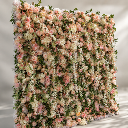 Camellia Rose Garden Artificial Flower Wall Backdrop for Weddings Proposals Birthday Parties and Wedding Season Events