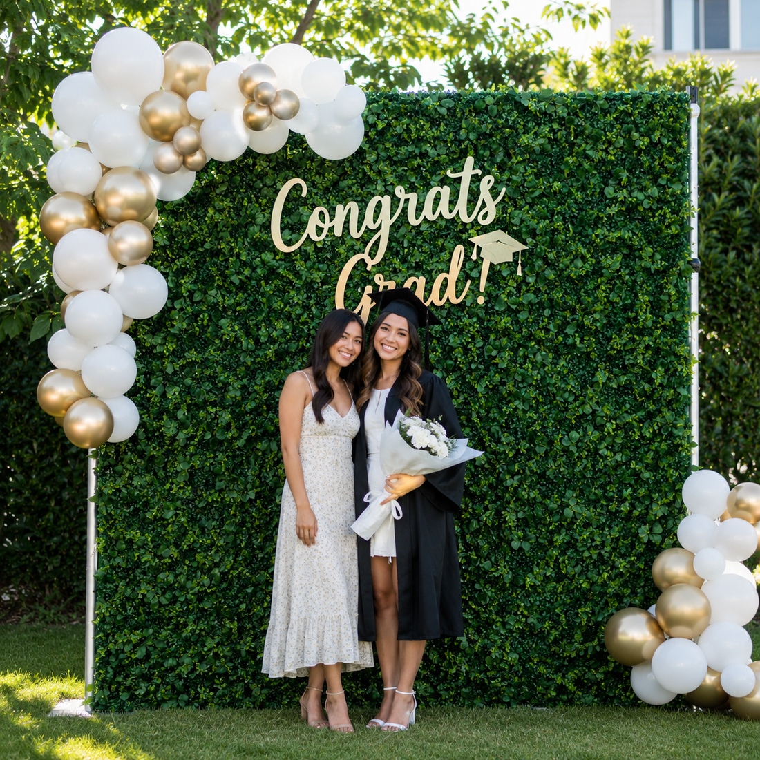 Greenery Artificial Flower Wall Backdrop for Weddings and Events