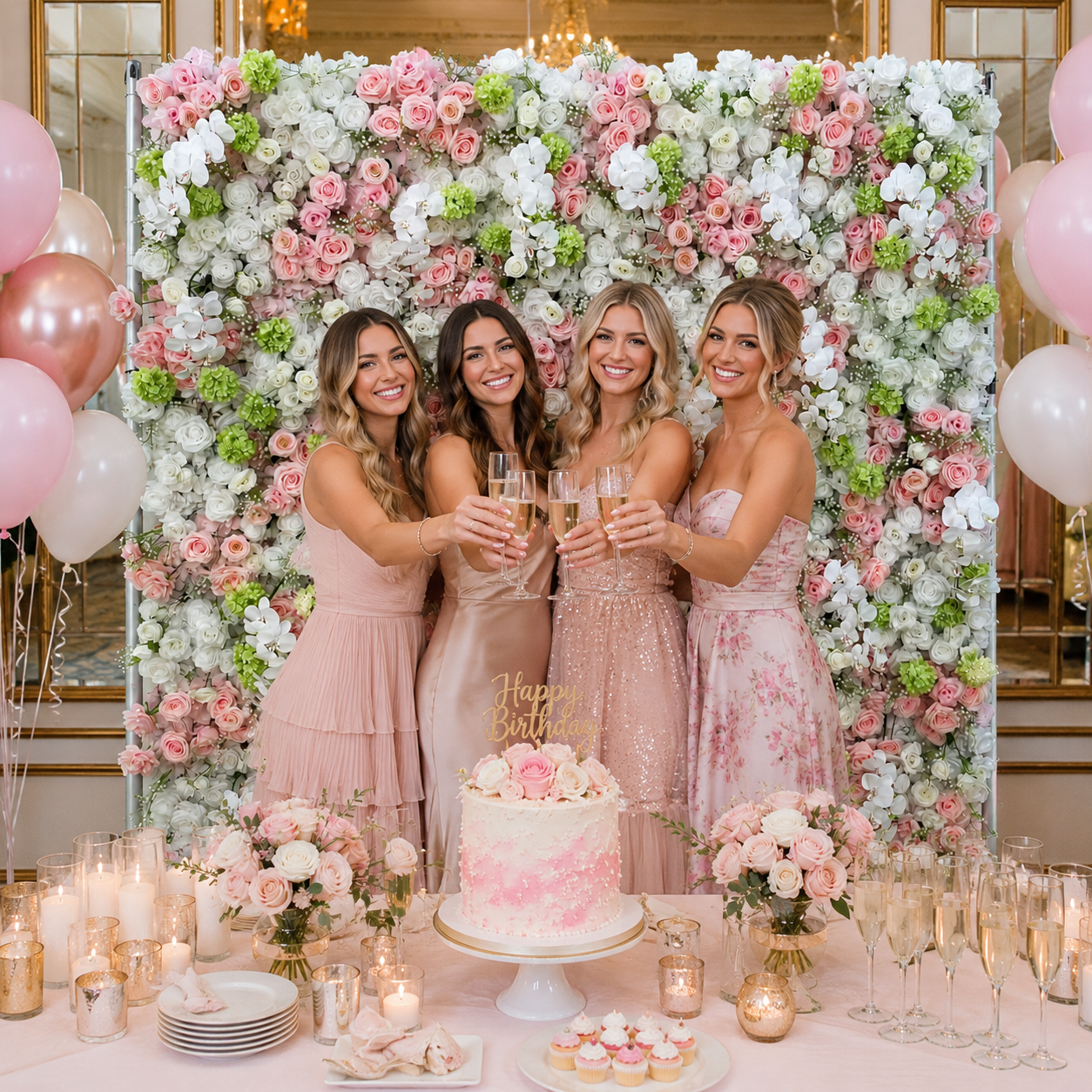 Hydrangea Floral Backdrop for Luxury Weddings Romantic Events